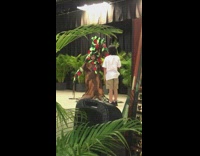 Kids play broken microphones