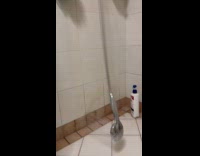 Submitter films shower head dancing solo