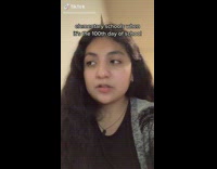 Collab BitchIG2 - Girl black shirt in sweater screaming