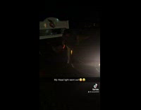 Collab BitchMP - Guy hit cars headlight with hands 