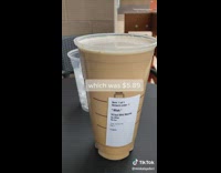 Girl shows biggest starbucks hack venti coffee