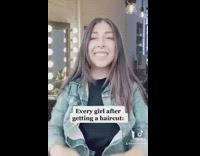Woman Compares How Girls Act After Haircut 