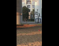 Man tank top sweat tiktok dance court