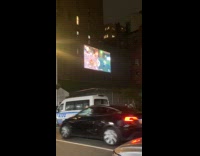 [third party] People playing mario cart on projector 