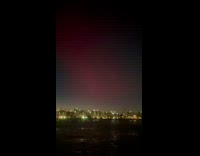 Collab WINY - Amazing view of northern lights in nyc