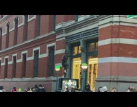 Man Dance on Top of Subway Entrance