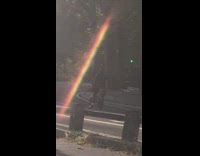 Guy sings into microphone rides bicycle park 