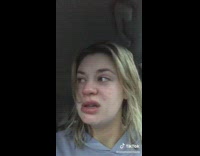 Collab BitchIG2 - Girl blue hoodie in car two best friends they might fart 