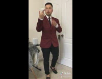 Guy spins deck of cards on finger