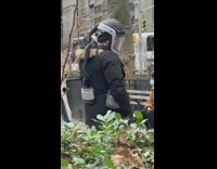 Guy wears black grey ventilated helmet pt. 2 
