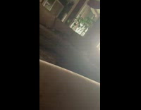 Thunderstorm shakes entire house girl living room