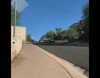People ride small bikes pass by street