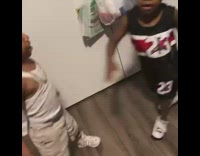 2 little boys fight 