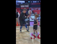 Man Spins Ball and Transfer to Kids Finger