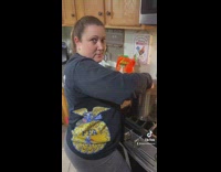 Guy pretends to play love song for wife