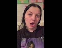 Girl finds out her brake light says I love midgets