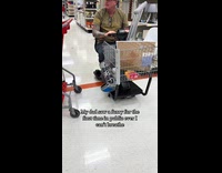 Man in disbelief seeing furry for the first time 