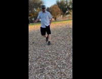 Guy pranks friend with fake snake behind