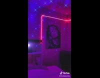 Collab BitchIG2 - Pink led lights with stars in room