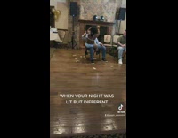 Little person gives guy a lap dance