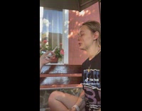 Collab ClipsIG - Woman swallowed straw of throat spray