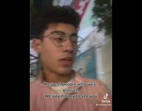 People who wear glasses pay money to see you