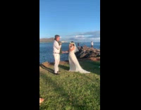 Collab IITW - Woman red bikini photoshoot near beach wedding