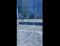 Cat sneak and catch bird beside building