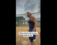 When coach hits to your kids vs his 