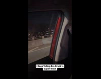 Man pushups on the middle of road