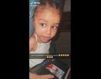 Little girl has a funny reaction to queens death