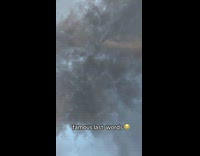 Siblings almost got struck by lightning