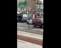 Random person rings bells outside car window