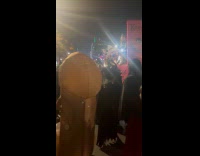 Collab Subway_Creatures - Person wear inflatable penis Halloween costume night