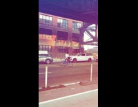 Collab winy - Guy ride bike balance tire on head sepia