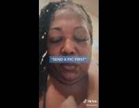 Woman sends selfie for money 