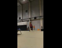 Guy does frontflip on trampoline and dives headfirst into foam pit