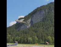 Collab DailyDoseOfInternet - Private jet took off airway scenic mountains