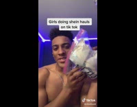 Girls doing Shein hauls on TikTok 
