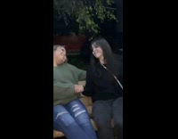 Couple swing hold hands fail break 