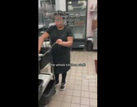 Japanese restaurant filled with hispanic kitchen staff 