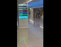 Five women dance group cover video shoot at the airport