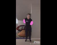 Spooky Scary Skeleton remix tiktok dance hands animation