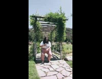 Wine wood arch pink pants