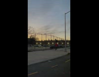 Man Rides Bike as he Balance Car Tire