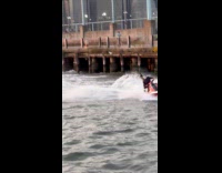 Collab WINY - Joker speeding off on jetski 