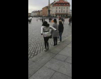 Three people jump pose 