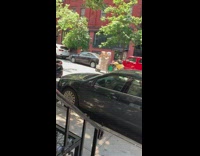 Delivery guy pushes up tons of boxes uphill 