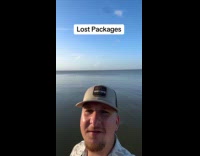 Man finds five wrapped boxes at beach