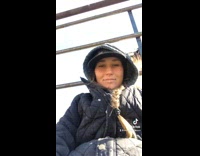 Horse farts on girl and walks away 